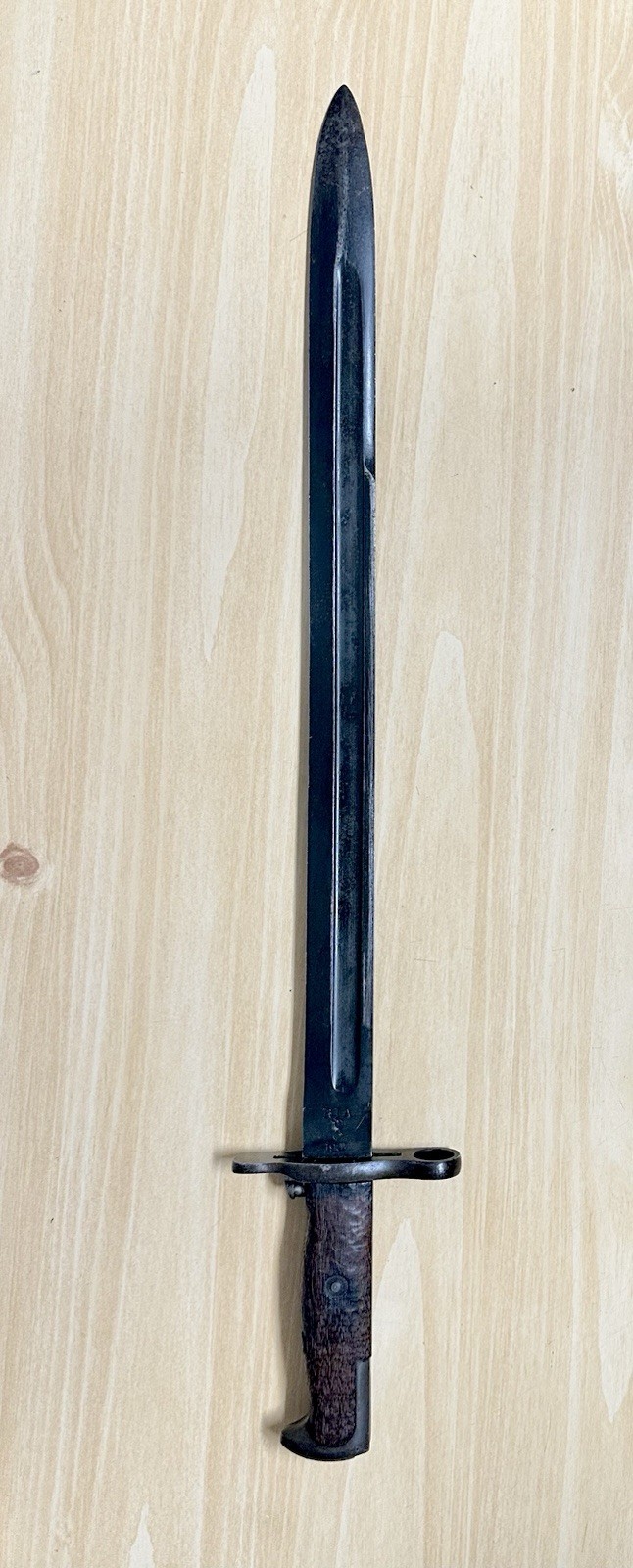 VERY NICE PRE-WWI US M1905 16” BAYONET 1907 ROCK ISLAND ARMORY & US M3 SCABBARD