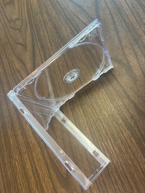 10 Standard 10.4mm Single CD Jewel Cases w Clear Tray E-KC04PK-CDA, Made in USA