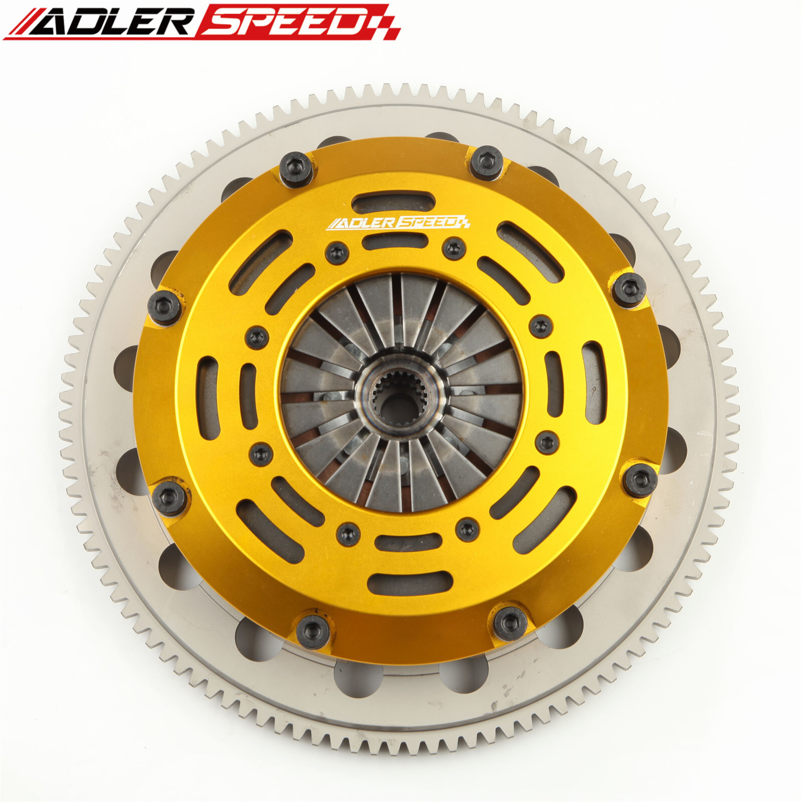 RACE TWIN DISC CLUTCH KIT FOR 93-99 ECLIPSE TALON GST TSI FWD 7 BOLT MEDIUM WT