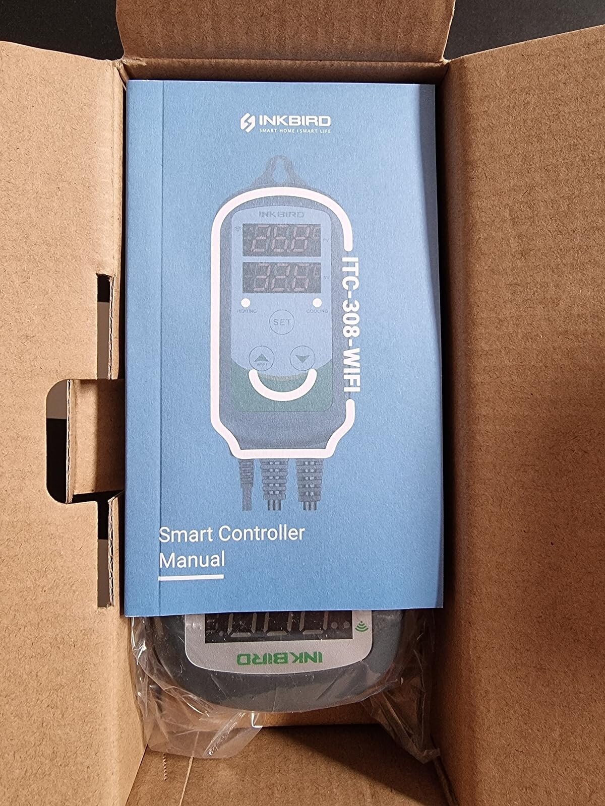 INKBIRD Temperature Controller WiFi ITC-308 Aquarium Fish Tanks Heating Cooling