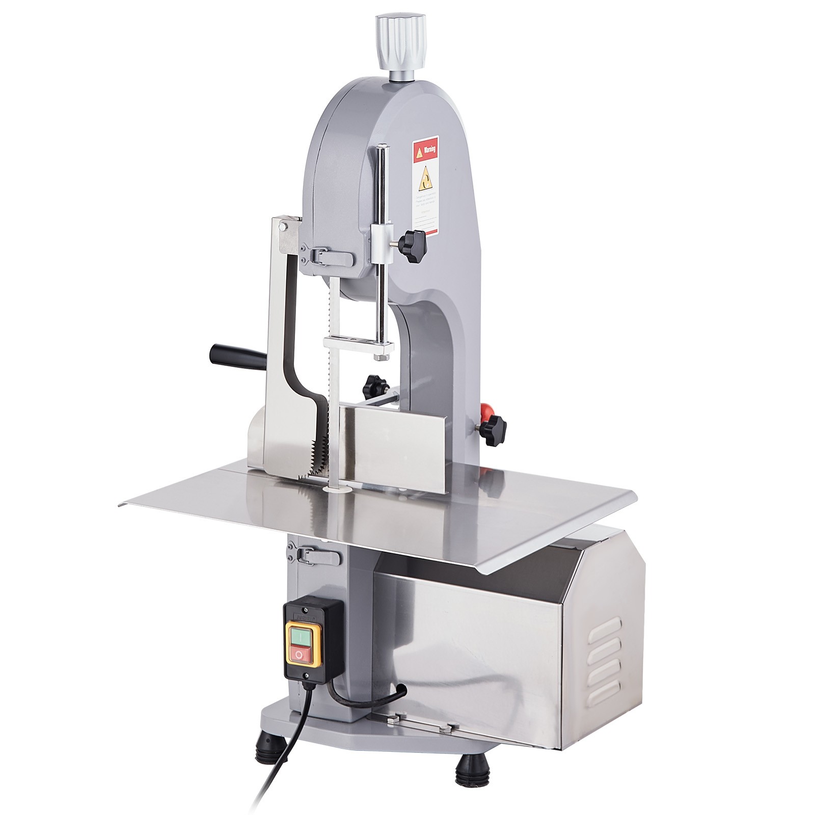 VEVOR 1500W Commercial Electric Meat Bandsaw Stainless Steel Bone Sawing Machine