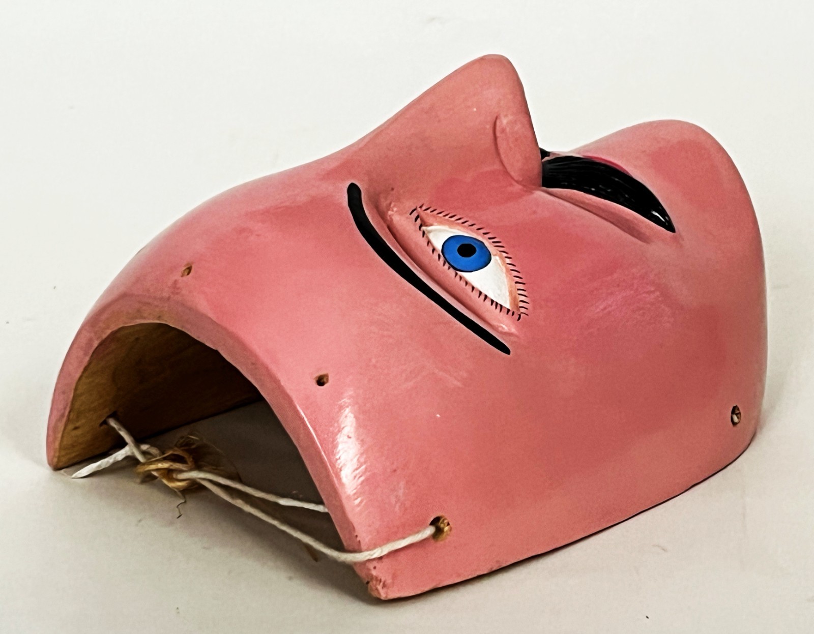 FELIPE HORTA TOCUARO MICHOACAN CURPITES WOOD DANCE MASK MEXICAN FOLK ART VIEJITO