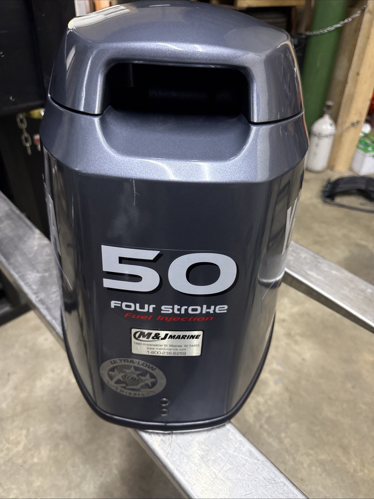 Yamaha F50 F60 4 Stroke Engine Cover Cowling Hood Cowl 60HP 6C5-42611-00-00