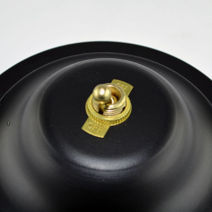 Toggle Switch on/off - Brass Plated - 6A/120V - Steampunk Switch 2-Wire