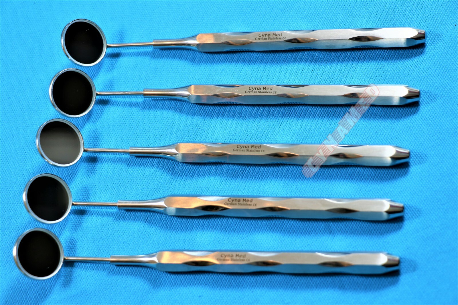 X5 Dental Mouth Mirror #5 Unique Handle Reflector Odontoscope Teeth Inspection