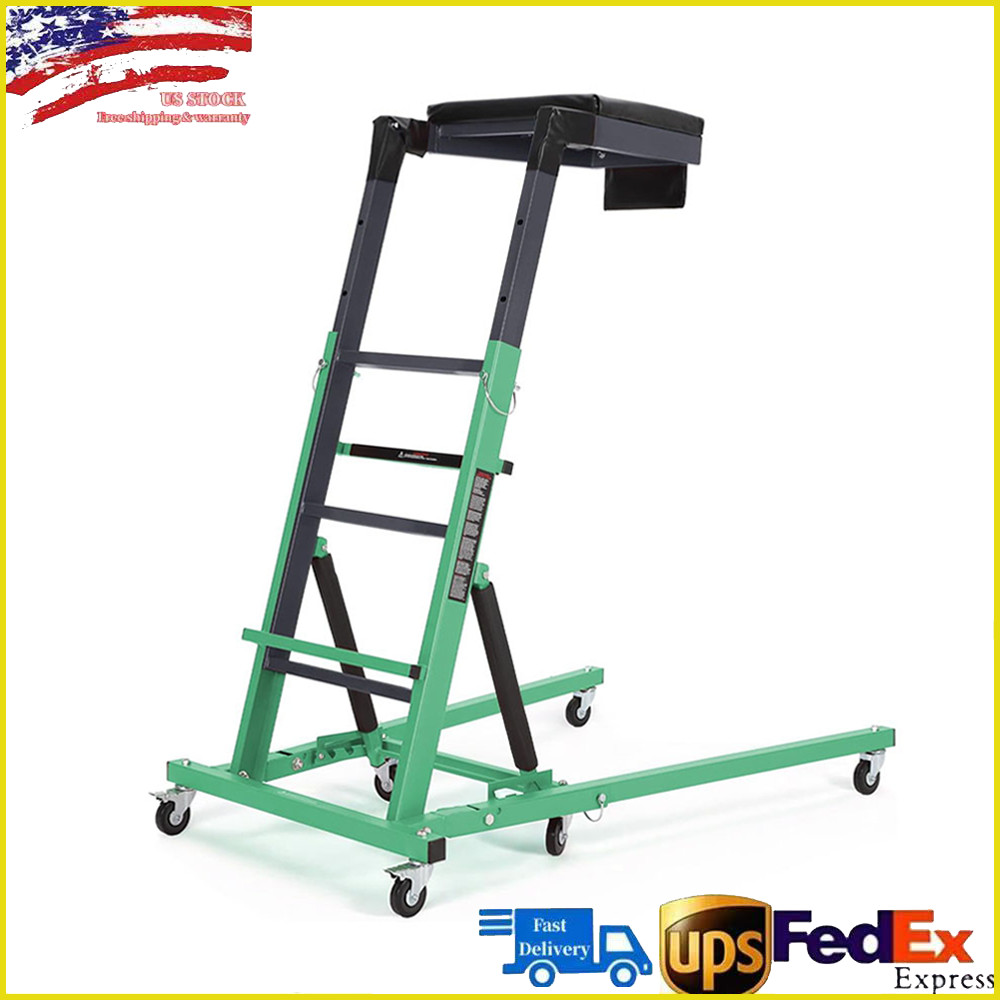 Foldable Topside Automotive Engine Creeper 400LBS 49.21" to 68.89" W/ 6 Casters