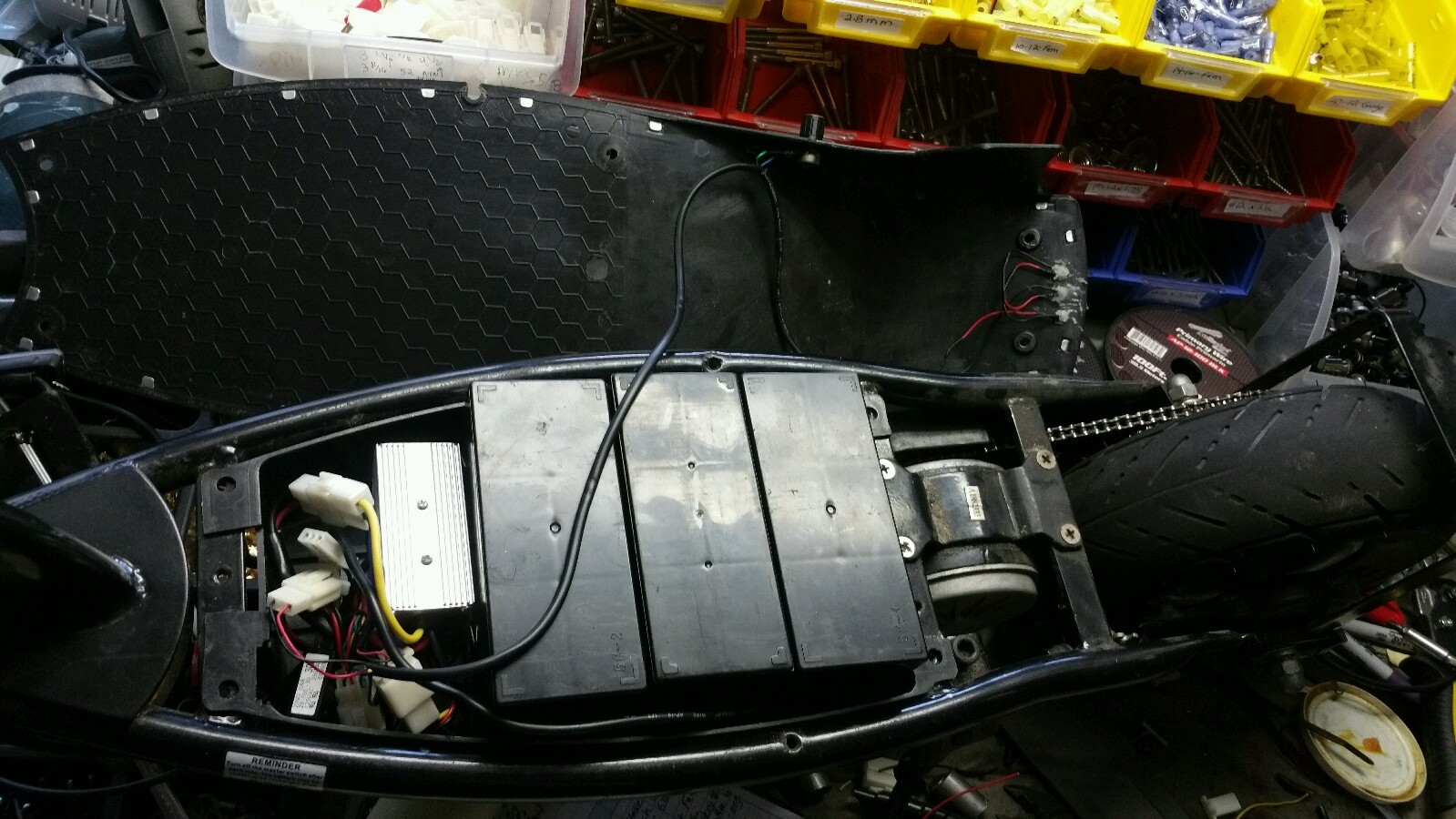 Razor 36v E300 mx 350 -READ throttle controller, electrical kit 36 Over Volt Kit