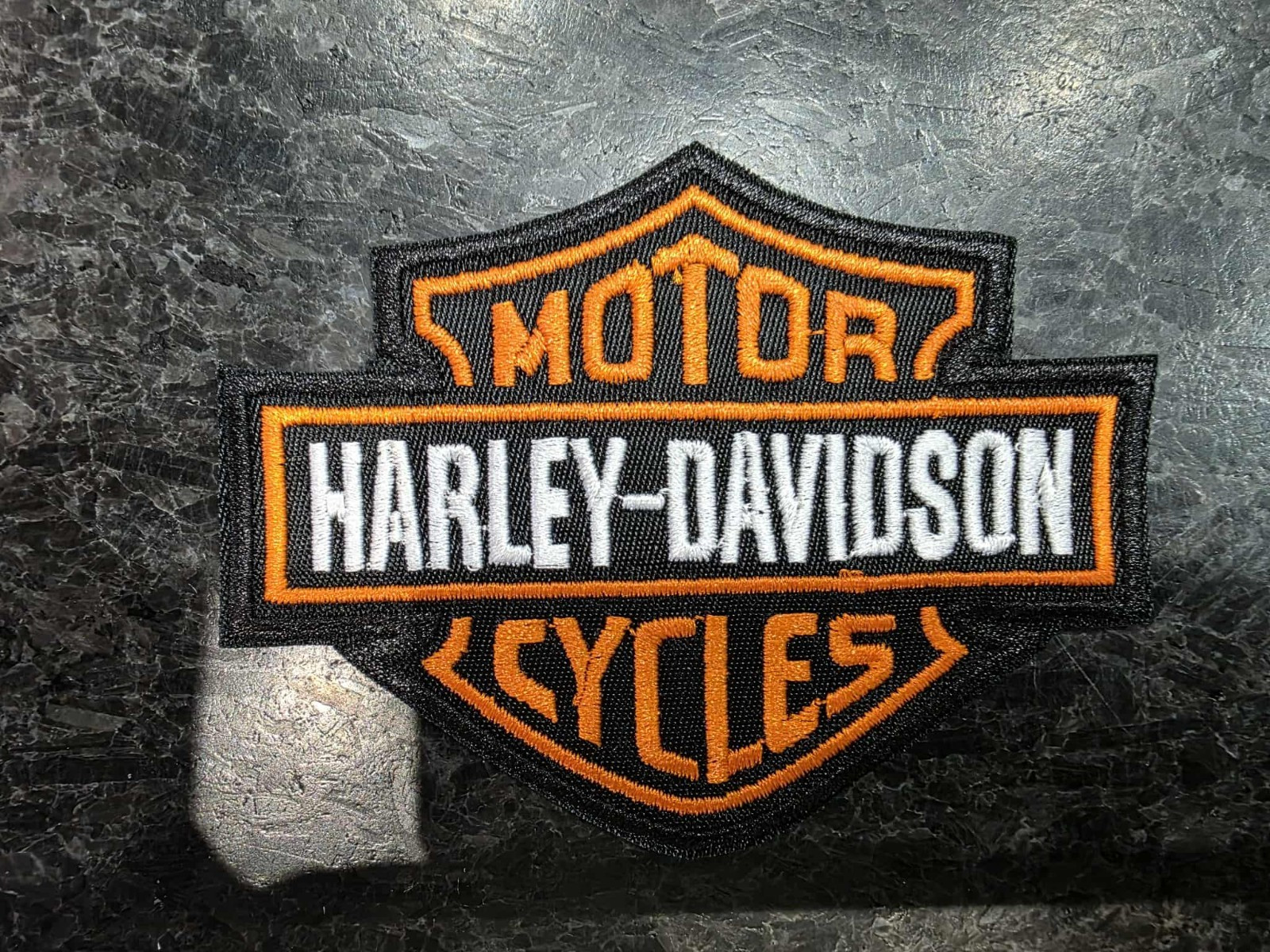 Harley Davidson Motorcycles  3.75" Iron /Sew On Embroidered Patch