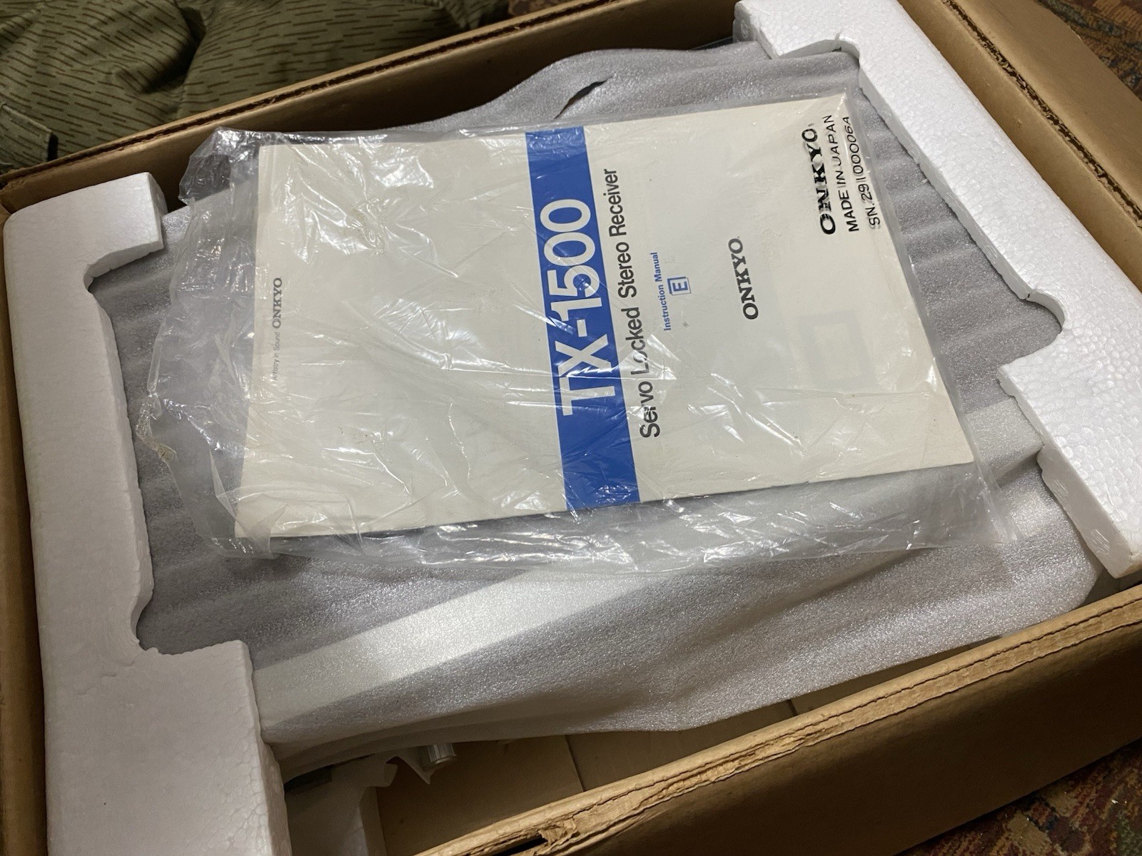 Onkyo Stereo Receiver TX-1500 Servo Locked AM/FM Stereo Receiver (1979-80)