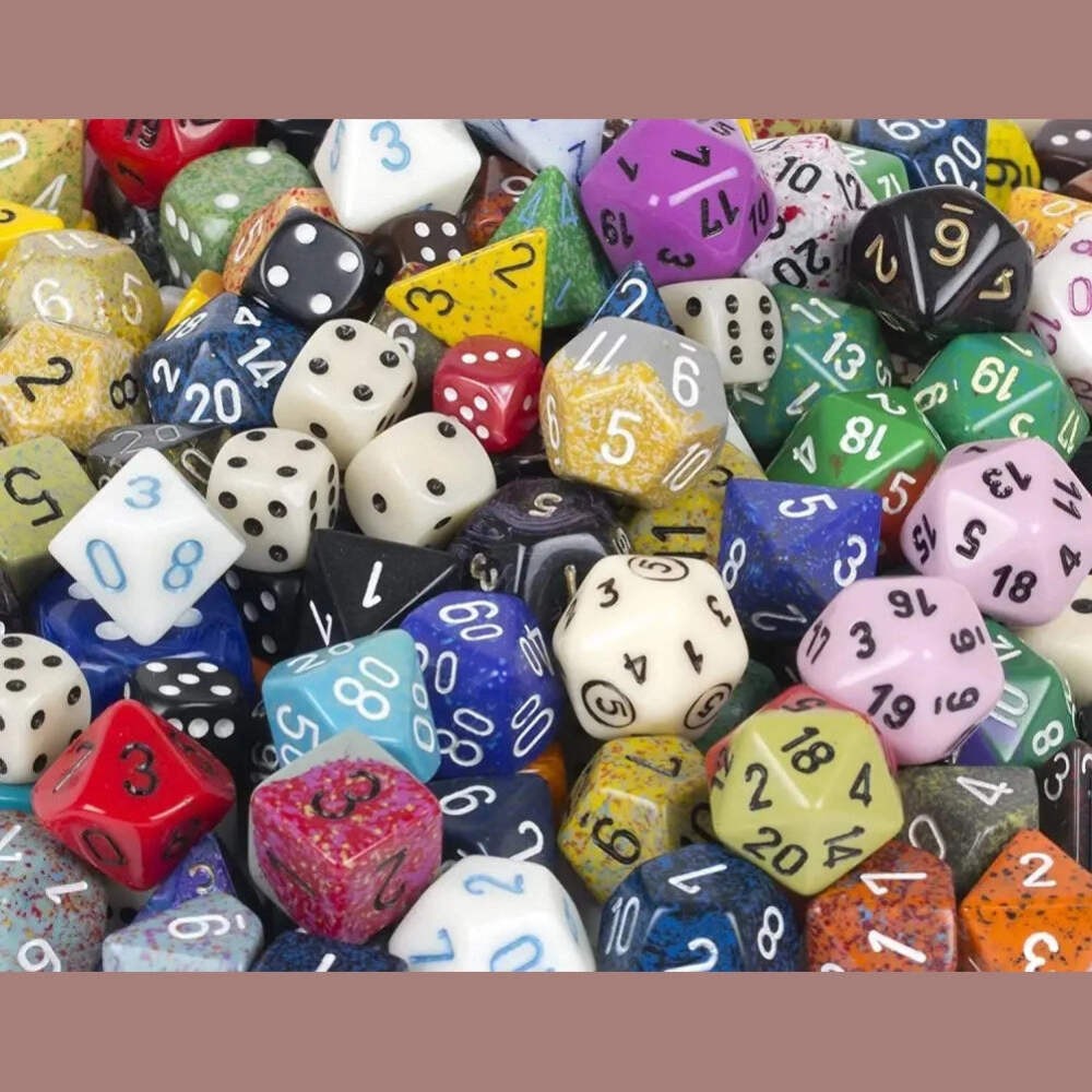 Pound of Dice - Chessex - Assorted Bag of Dice - DND Dice