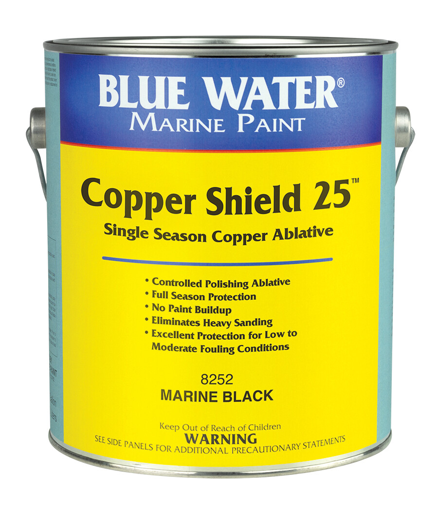 Blue Water Marine Copper Shield 25, Black Gallon
