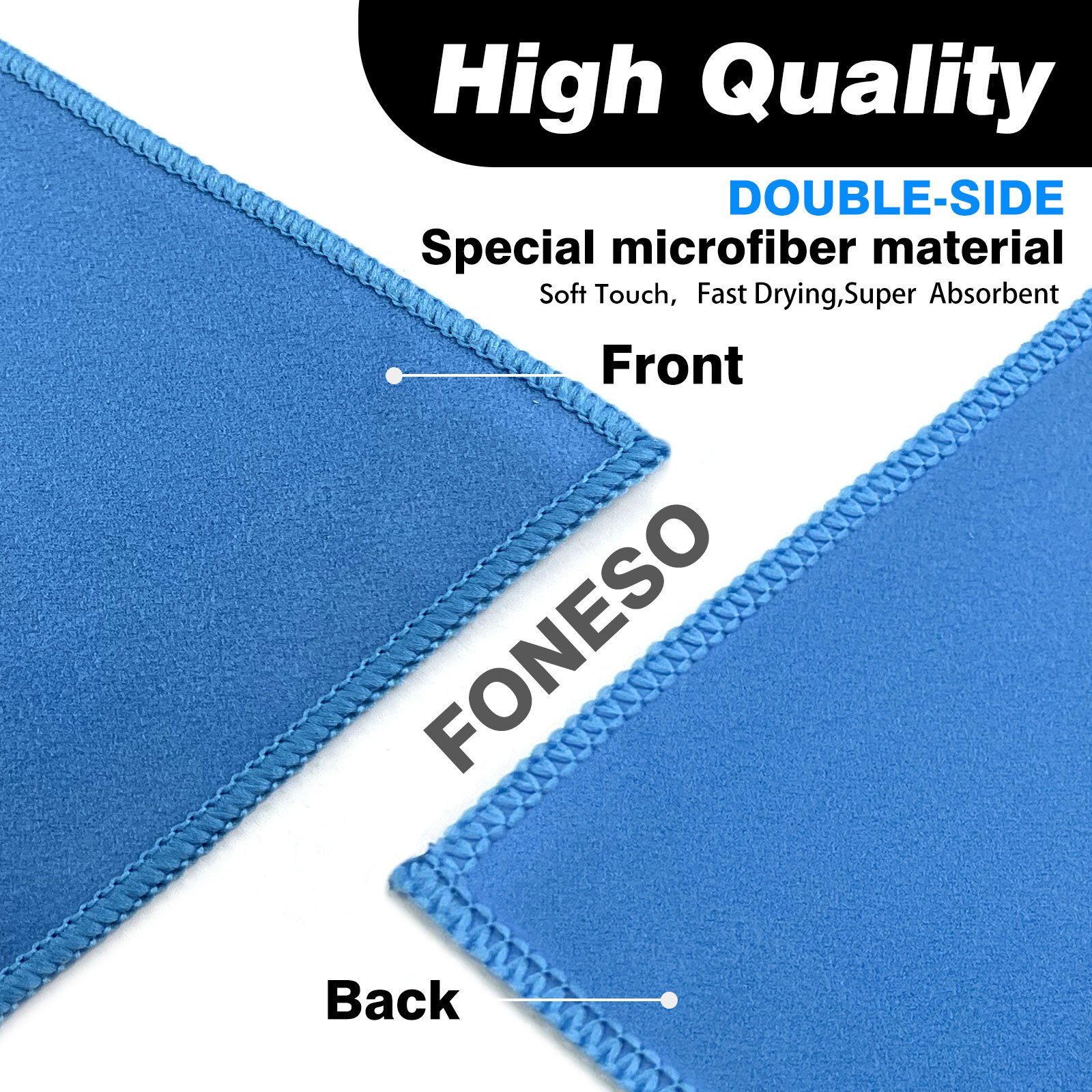 Large Microfiber Towel For Outdoor Travel & Gym & Camping Beach Towels Quick Dry