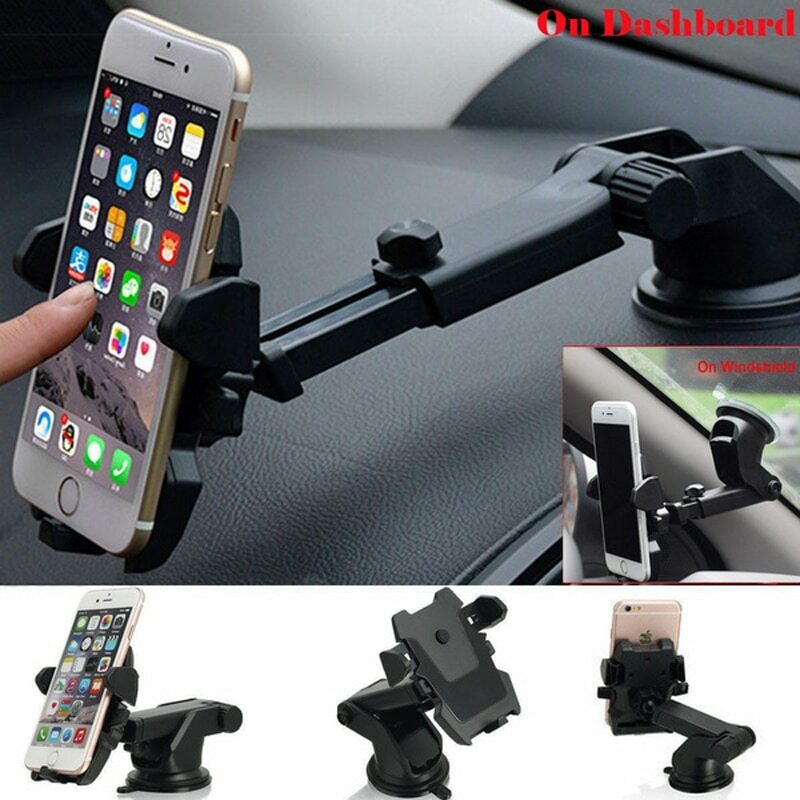 360° Universal Mount Holder Car Stand Windshield For Mobile Cell Phone GPS