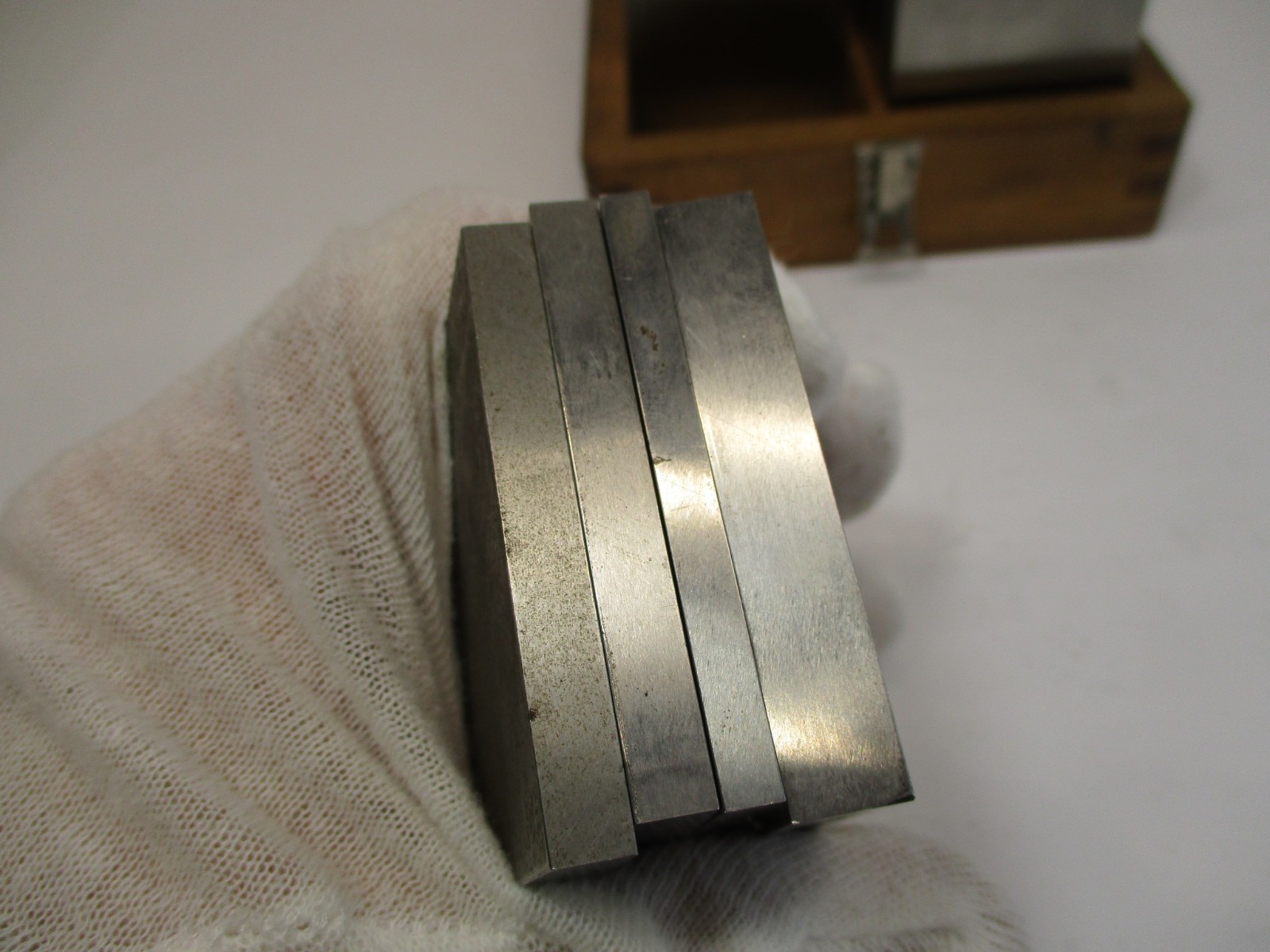 (22) Pc Angle Block Set OMELENCHUK 1° - 30° in Pairs Hard Ground Wood Case EC