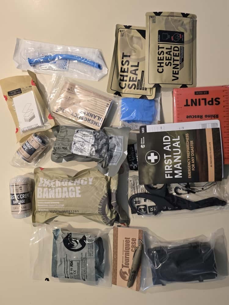 Rhino Rescue Trauma Kit / IFAK Refill Lot - NEW Sealed - Truck/Travel Kit