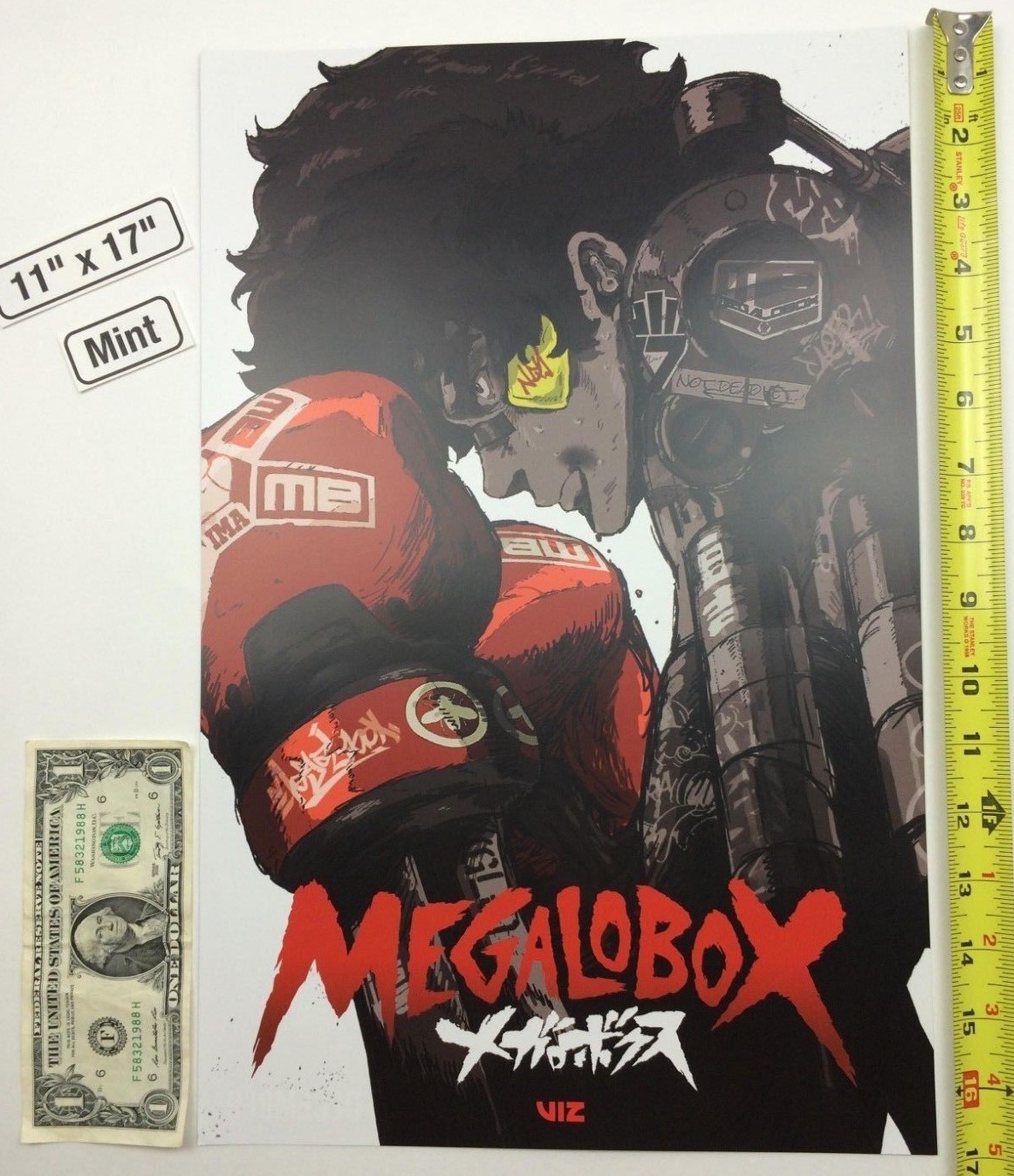 Megalobox 11 x 17 Poster 2018 NYCC Viz Media Mint
