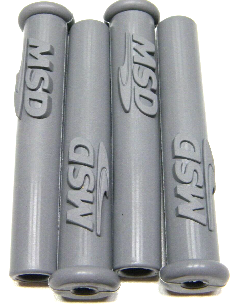 MSD 3301 Spark Plug Wire Plug Boots & Terminals Straight 180 Multi Angle 4 Pack