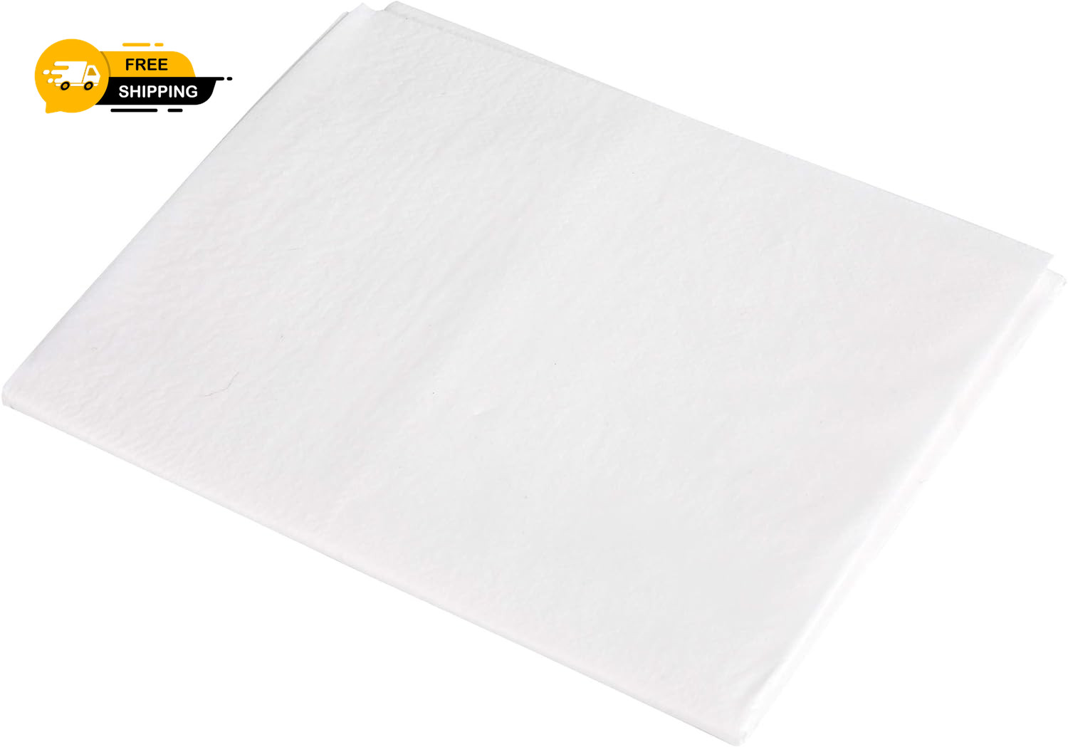 20x18 White Absorbent Bird Cage Liners for Parrots and Parakeets 50 Pack