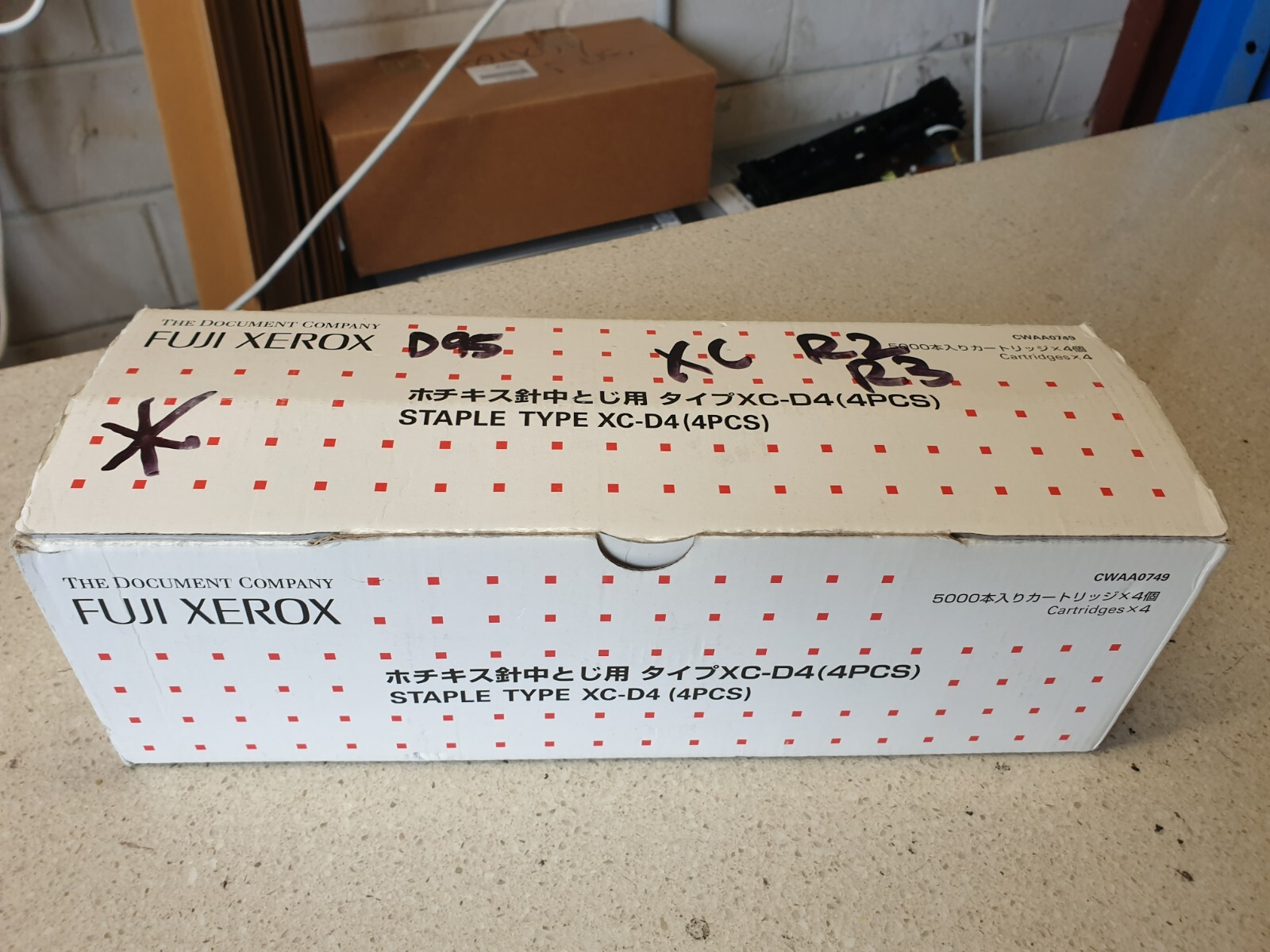 Genuine Xerox CWAA0749 Staple Type XC-D4 (4PCS) See Photos