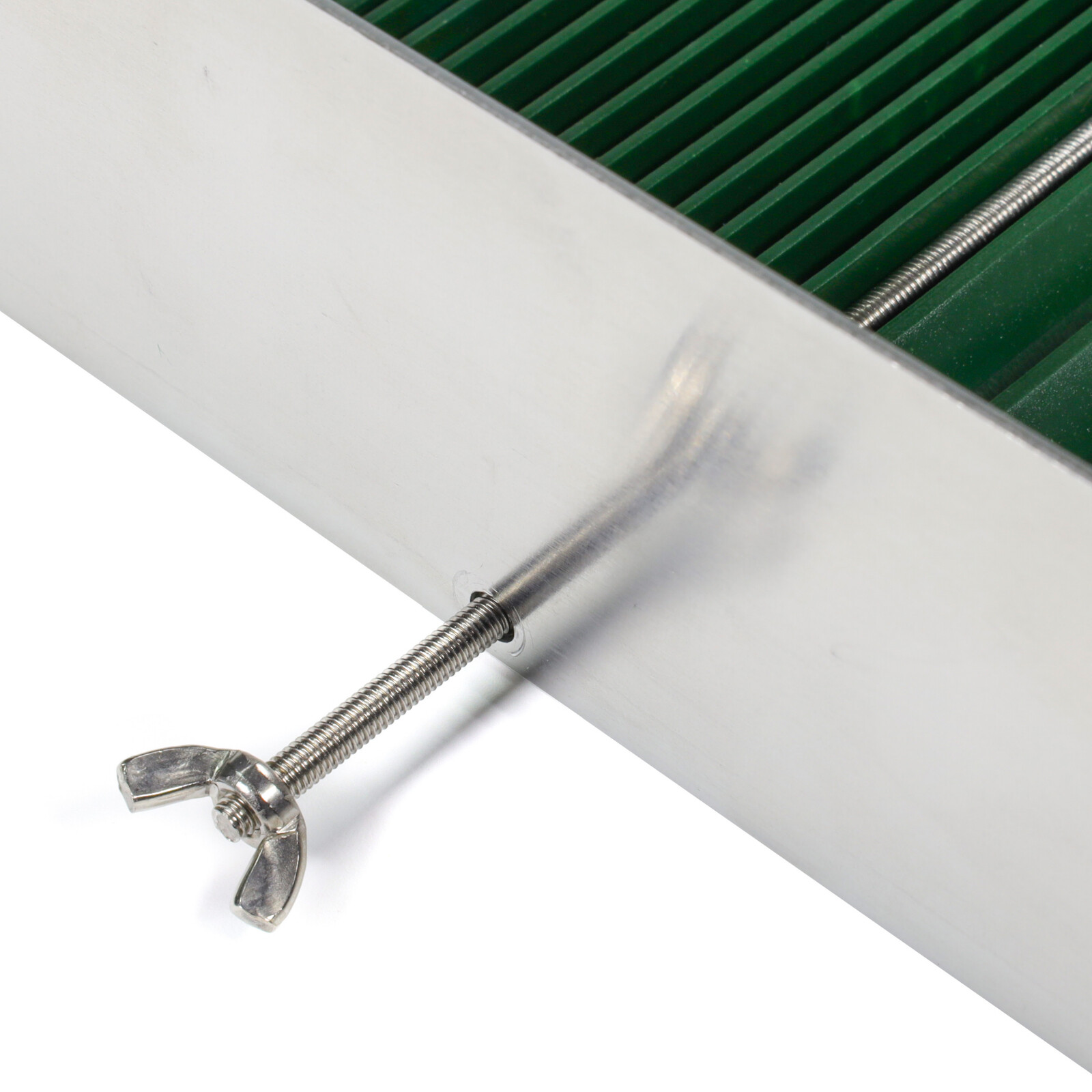 ASR Outdoor Aluminum Sluice Box with Rubber Sluice Box Matting for Gold