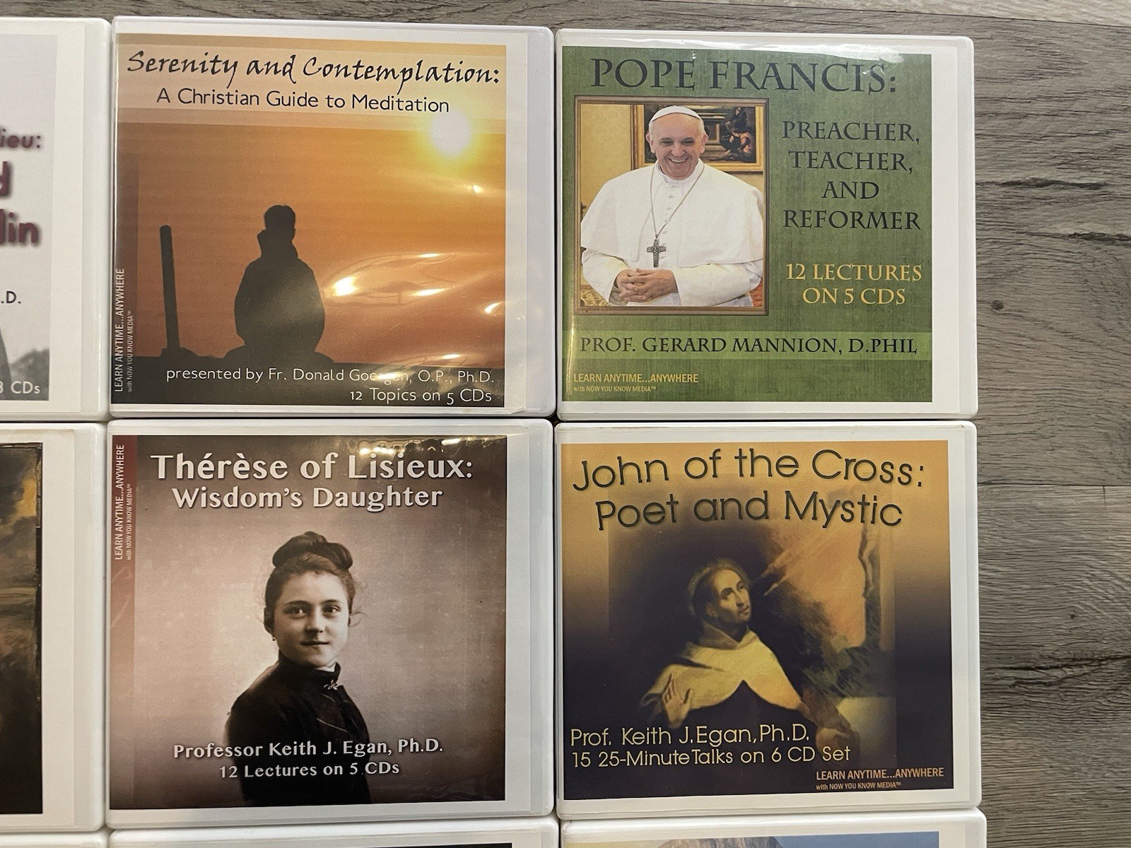 Now You Know Media Christian Lecture CD Lot Of 17 Sets Of Lectures 87 Total CDs