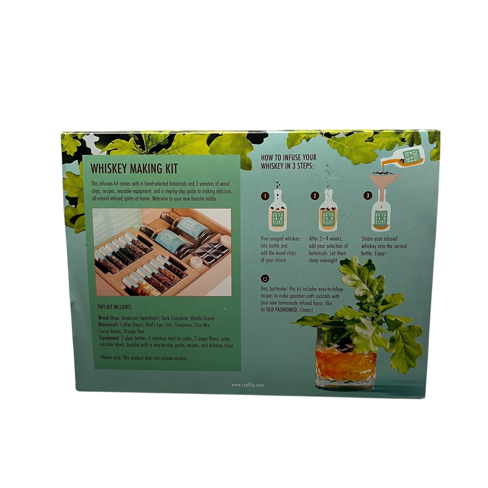 Do Your Whiskey, Whiskey Making Kit DIY Craft Kit Make Your Own Whiskey Craftly