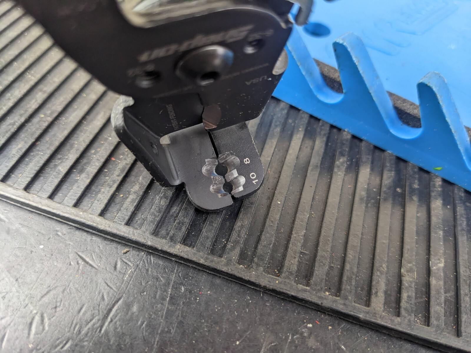 #bf266 Snap-on Tools USA RED Soft Grip 7" Inline Wire Stripper / Cutter PWCHHD7