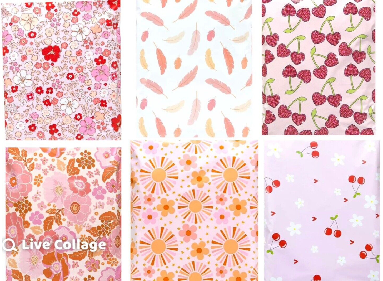 UpakNShip Poly Mailers Plastic Envelopes Shipping Bags Custom #SmileMail® Brand