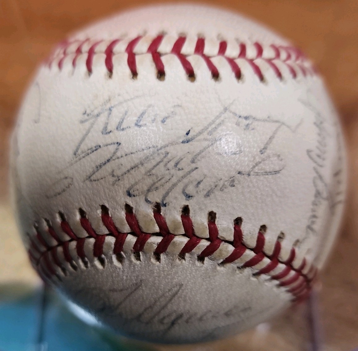 ⚾️1972 All-Star Team Signed Baseball! Clemente/Mays Sweet Spot! Hank Aaron*JSA⚾️