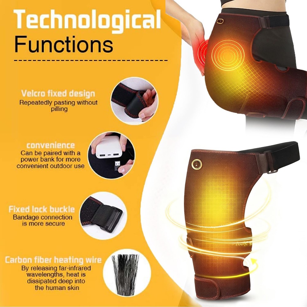 Halsten Stride Hip Brace Red Light Therapy NEW for Hip Pain,Halsten Hip Brace