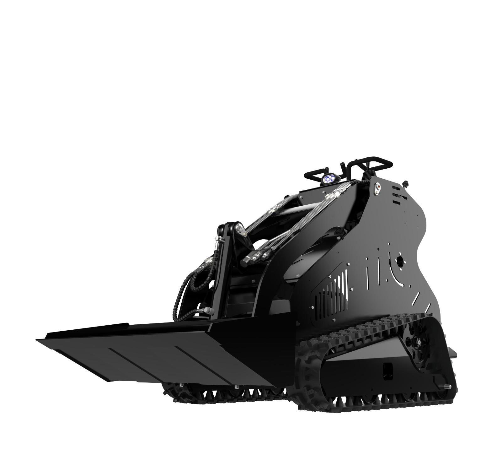 Mini Skid Steer Loader 13.5HP Tracked Compact Stand-On Loader