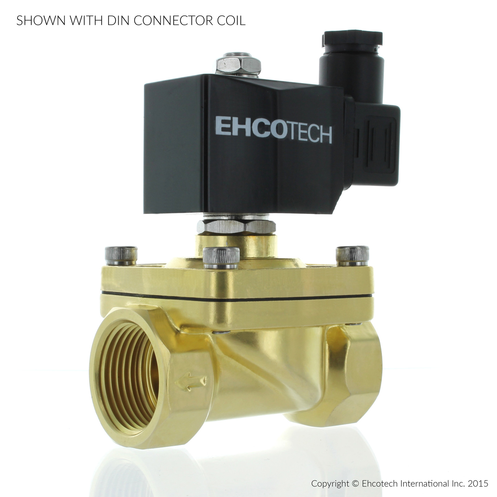 1" NPT 110V 120V Volt AC Electric Solenoid Valve Brass Water Air Gas NC 1 inch