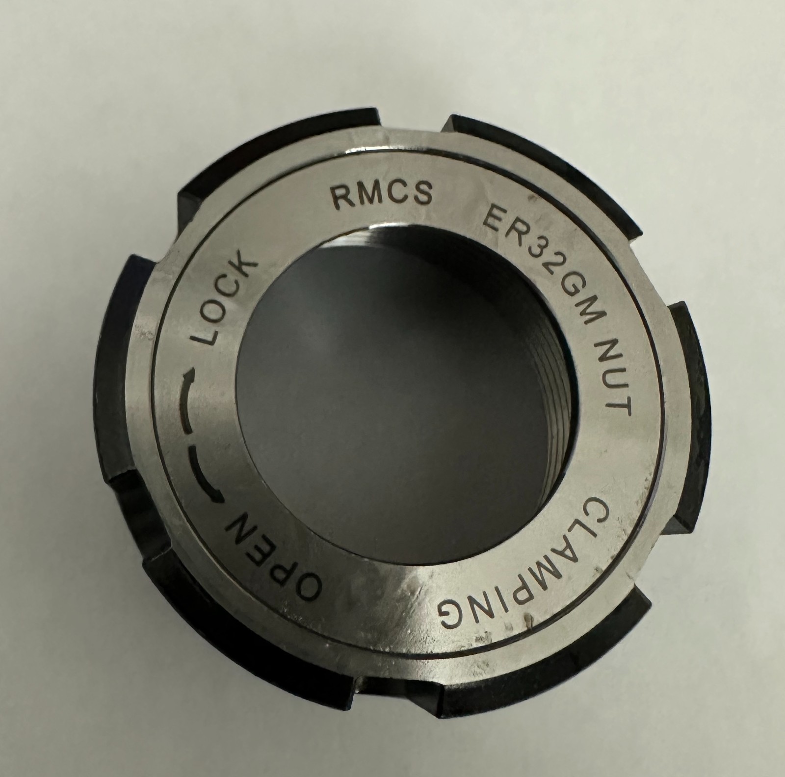NEW - ER32 BEARING STYLE COLLET NUT - NO BRASS - ALL STEEL - $2.00 SHIPPING
