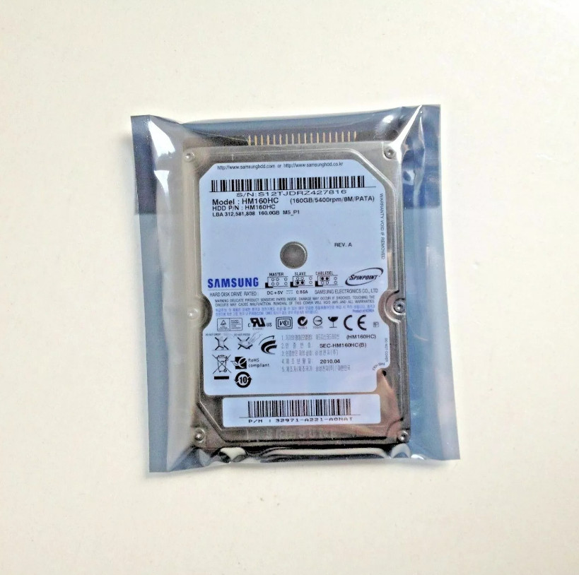 New SAMSUNG 160 GB 5400 RPM IDE 2.5" (HM160HC) Internal Hard Drive HDD