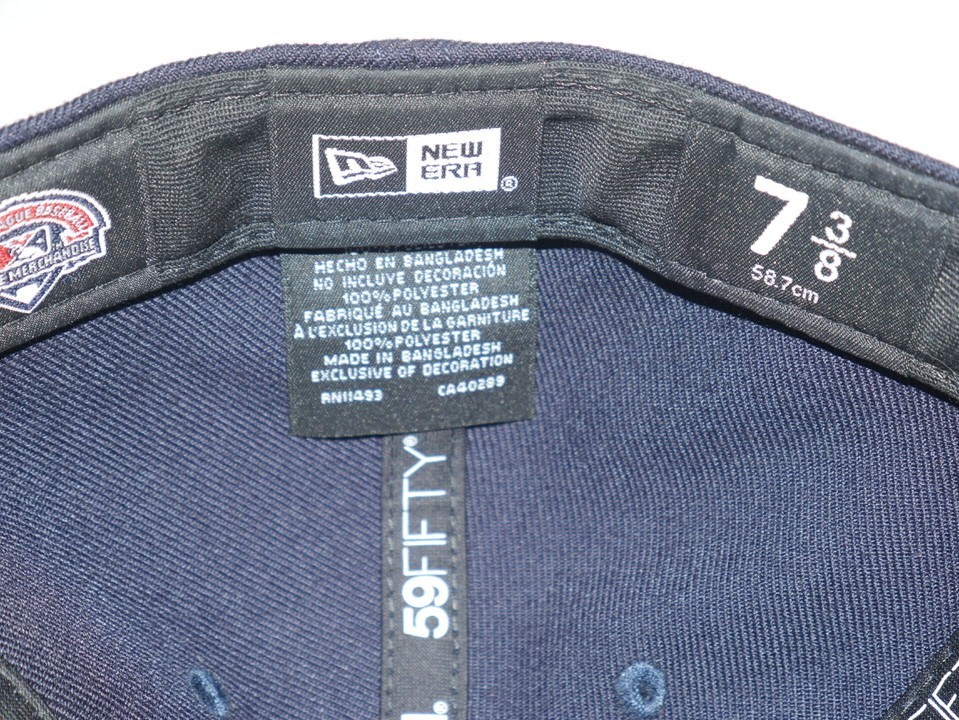 ARDEN PABST GAME WORN USED SIGNED OFFICIAL GWINNETT STRIPERS NEW ERA HAT CAP