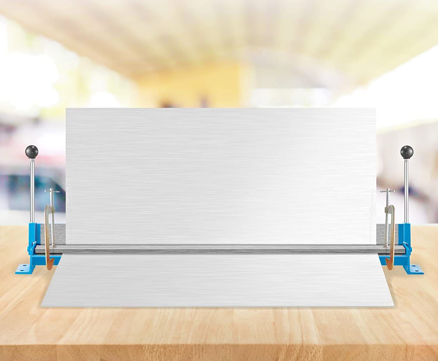 Manual 30" Sheet Metal Bender Brake 0-90 Degree 18 Gauge Steel 14 Gauge Aluminum