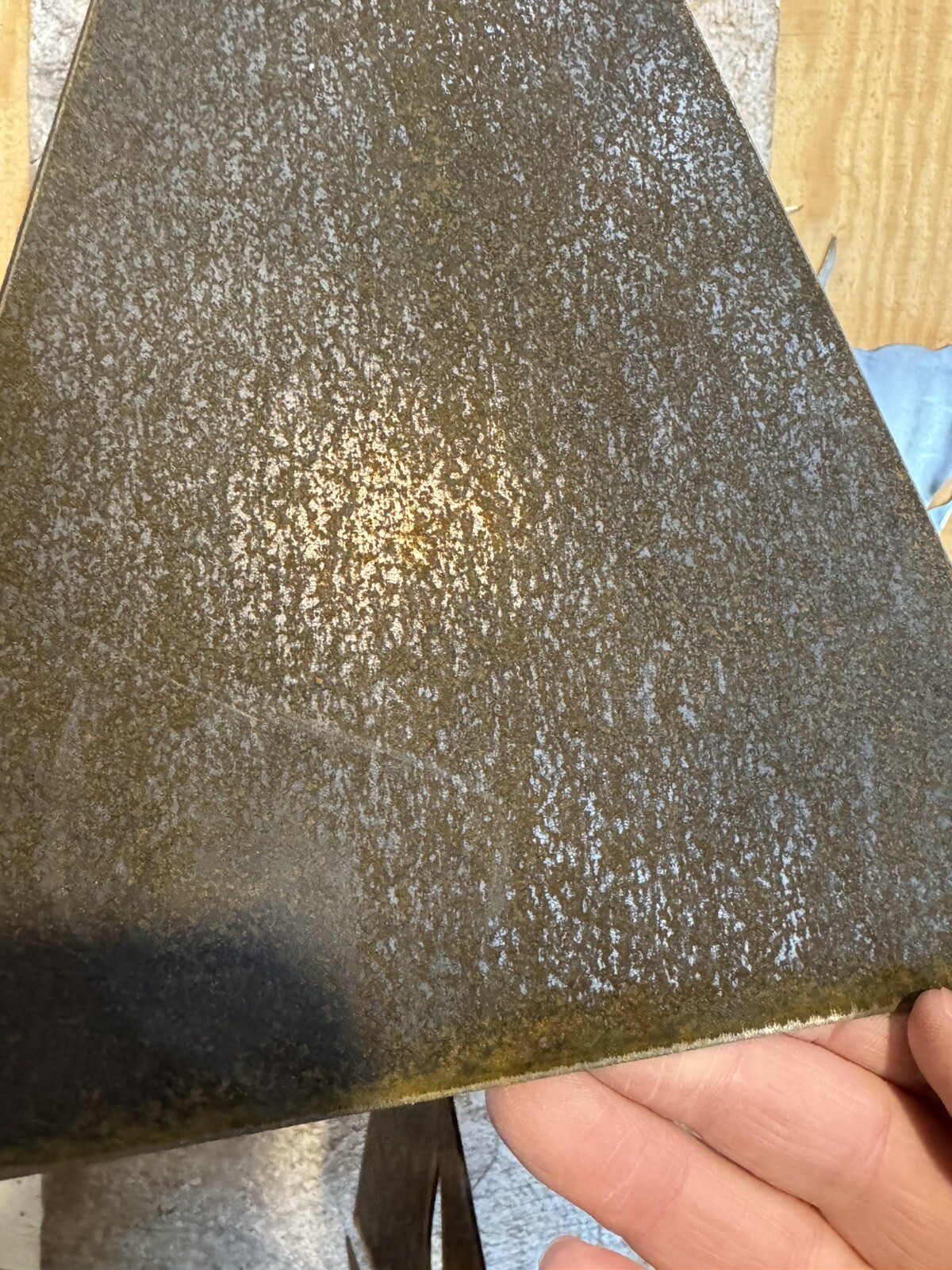 Large Handmade Joe Coniff North Country Style Triangle Wind Chime Bell W/ Option