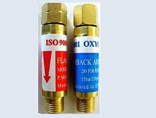 Devardi Glass Lampworking Oxygen/propane Torch regulator, hose kit 2 inch gauges