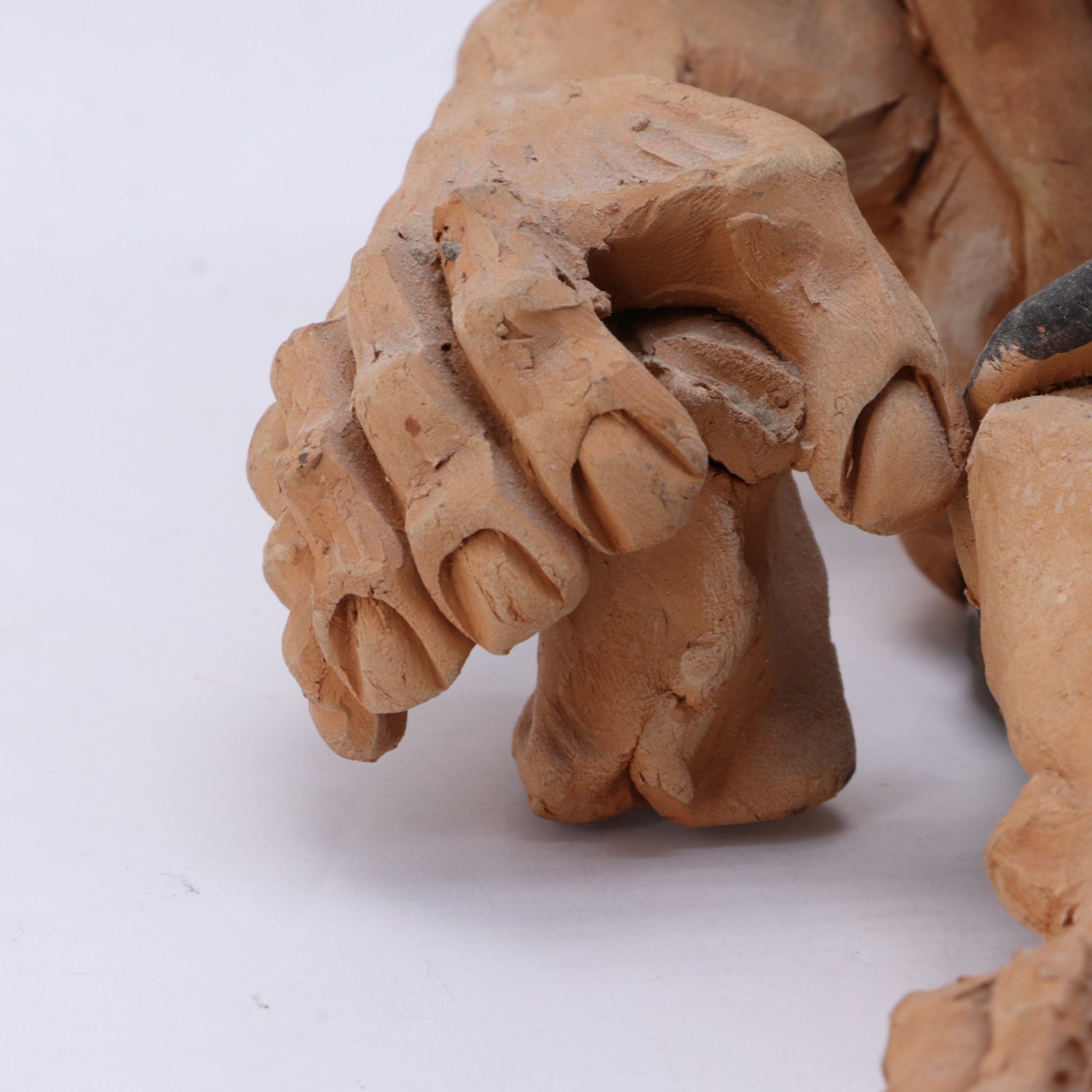 Quechuan Edilberto Merida Cusco Peru Sculpture Peruvian Folk Art Clay Pottery