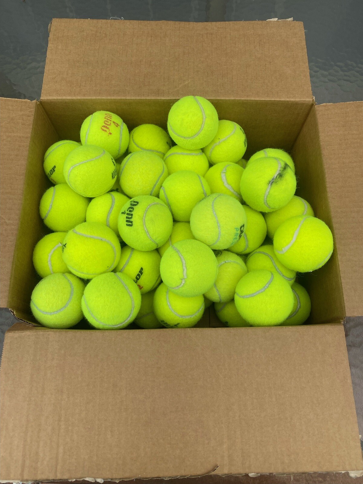 50 A Grade ! Used Tennis Balls - Free Shipping - NO Ship Alaska Hawaii,P Rico