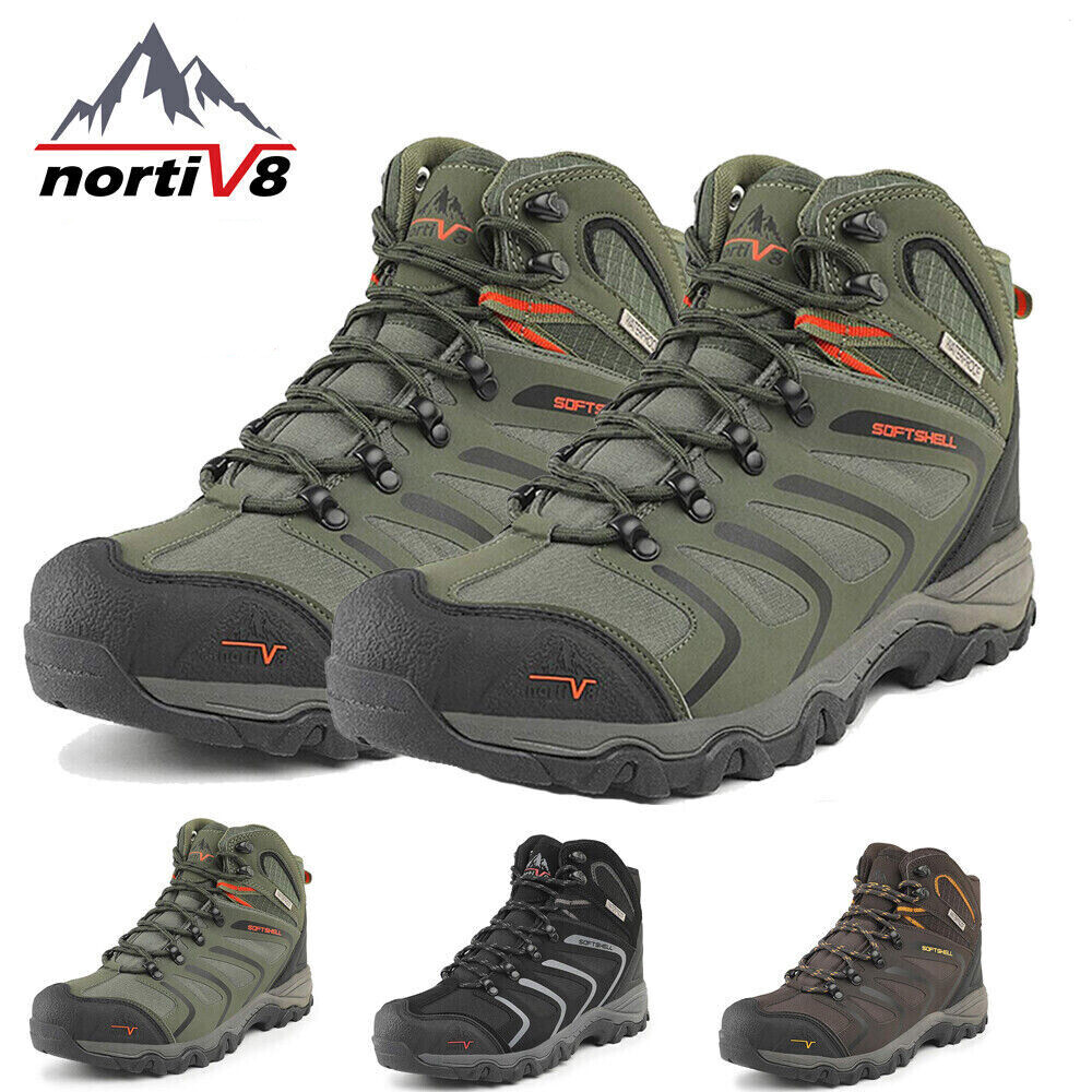 NORTIV 8 Men's Hiking Boots Waterproof Outdoor Travel Shoes