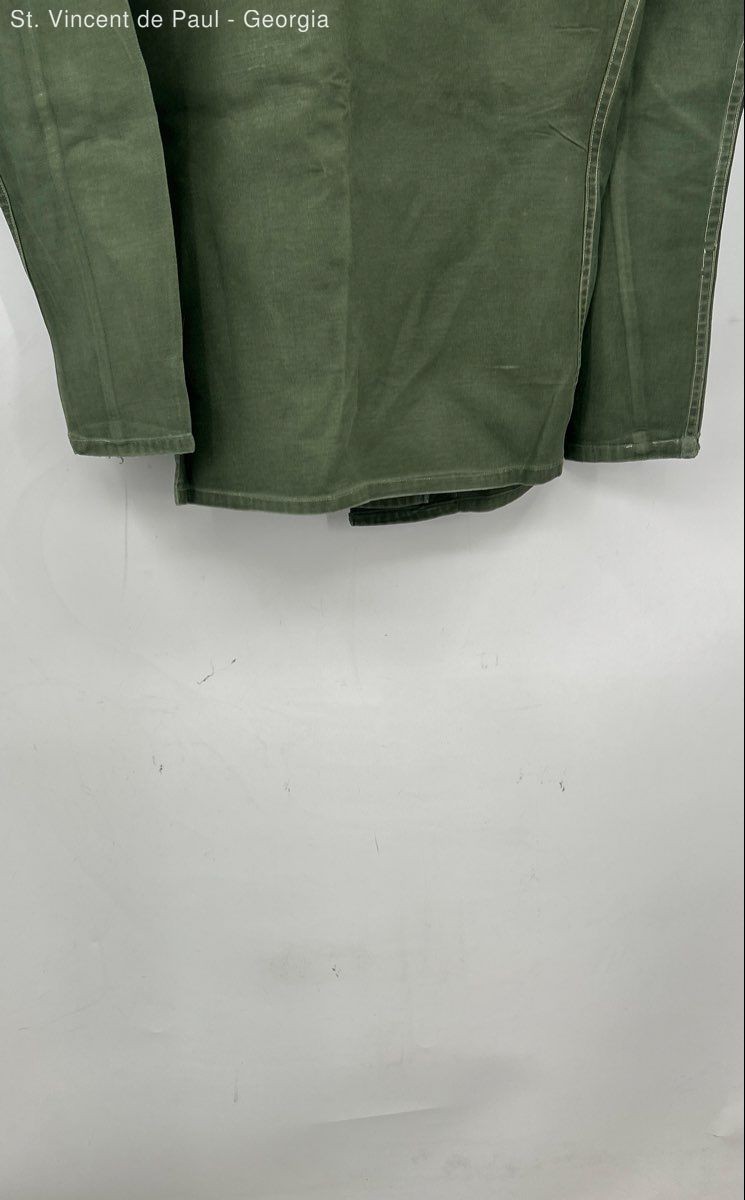 Vintage Military Og 107 Santeen Shirt Men's Size Large 60s Flaw