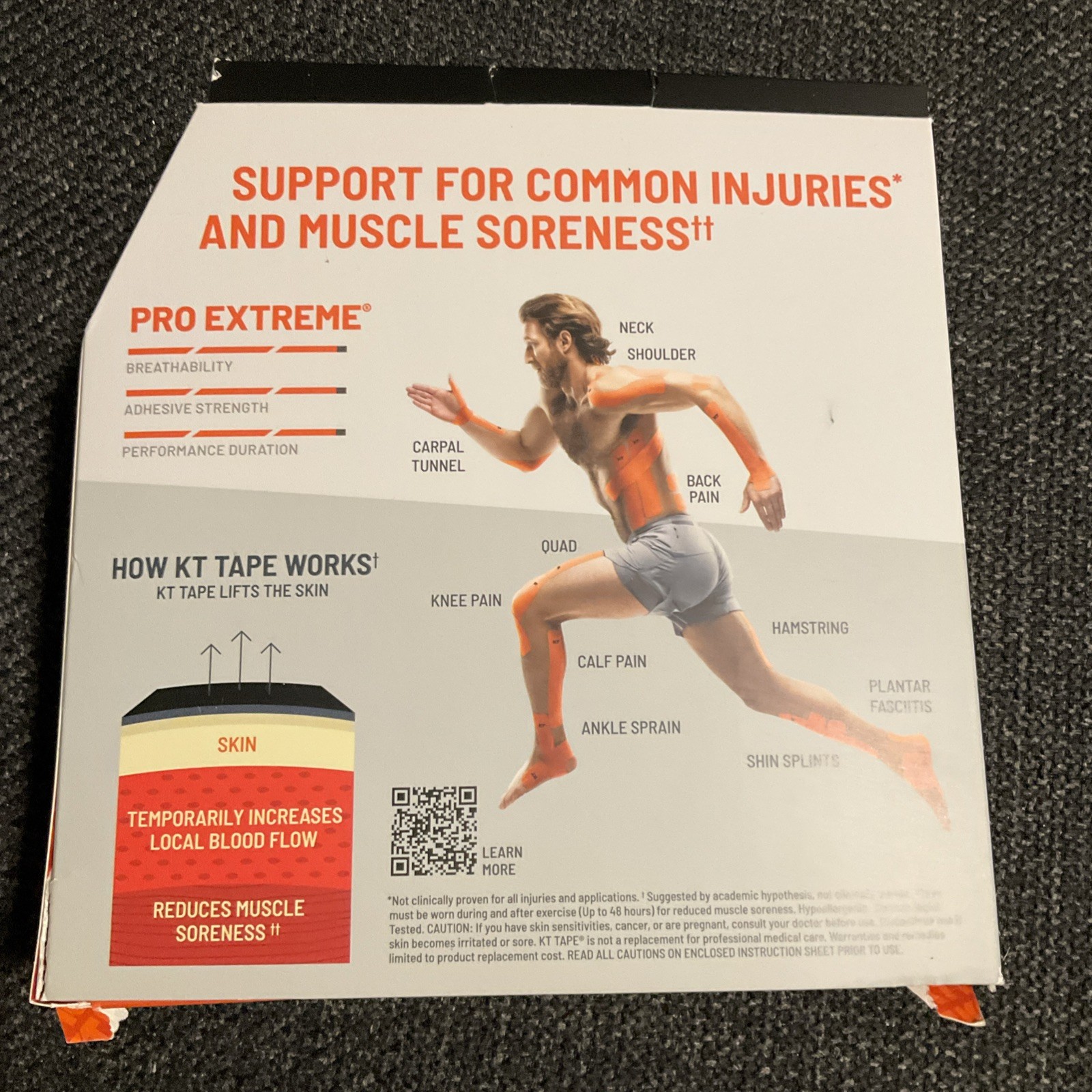 KT Tape Pro Extreme Epic 150 Strip 10" Precut jumbo KT BRANDED TAPE New