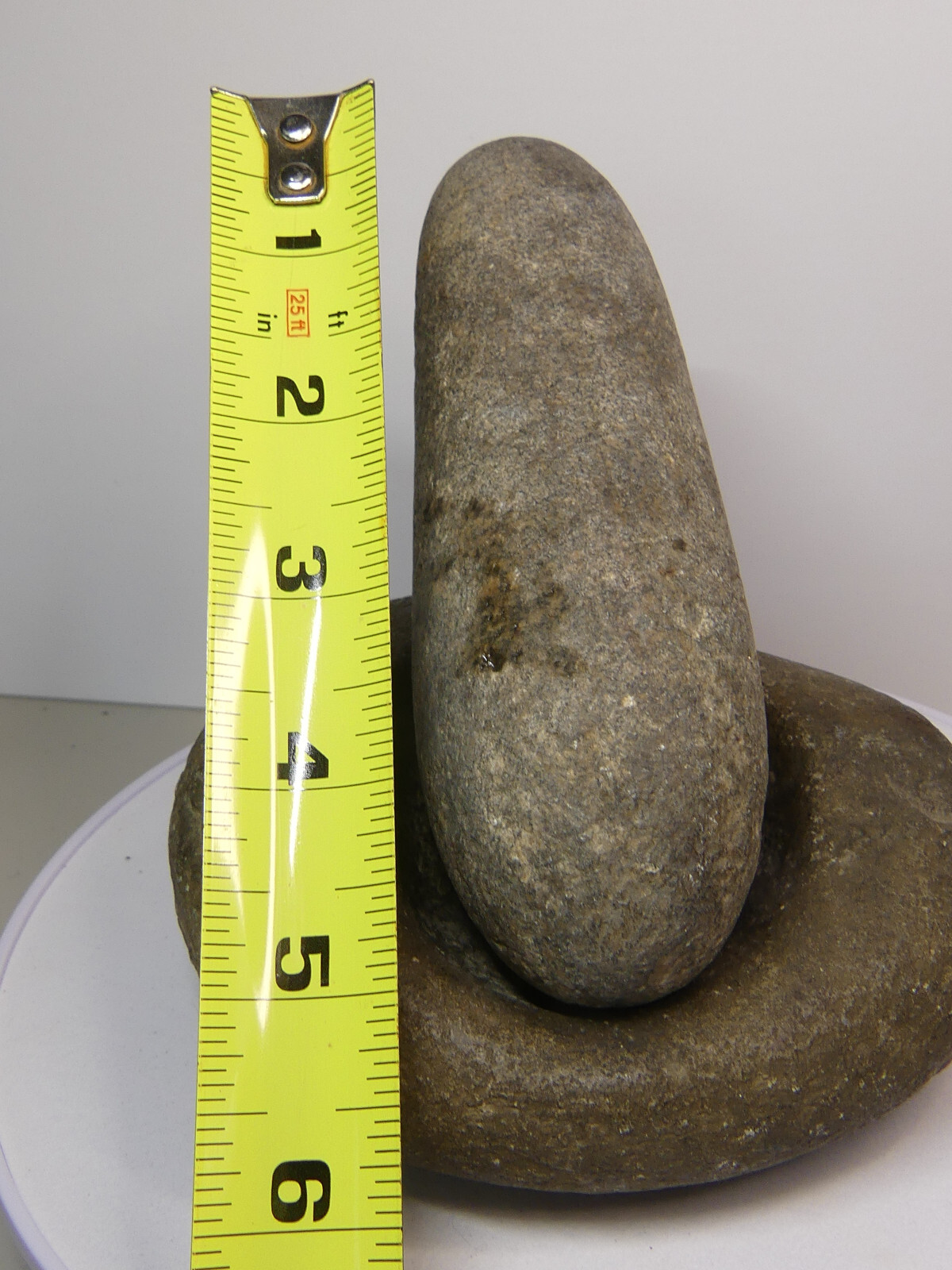 Stone Mortar & Pestle. Native American Columbia River, The Dalles, Oregon. AACA