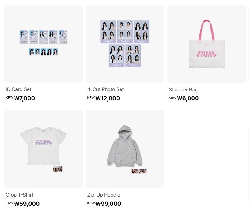 [Pre-Order] ILLIT LIVE 'PRESS START' OFFICIAL MERCH.[Not Including Shipping Fee]