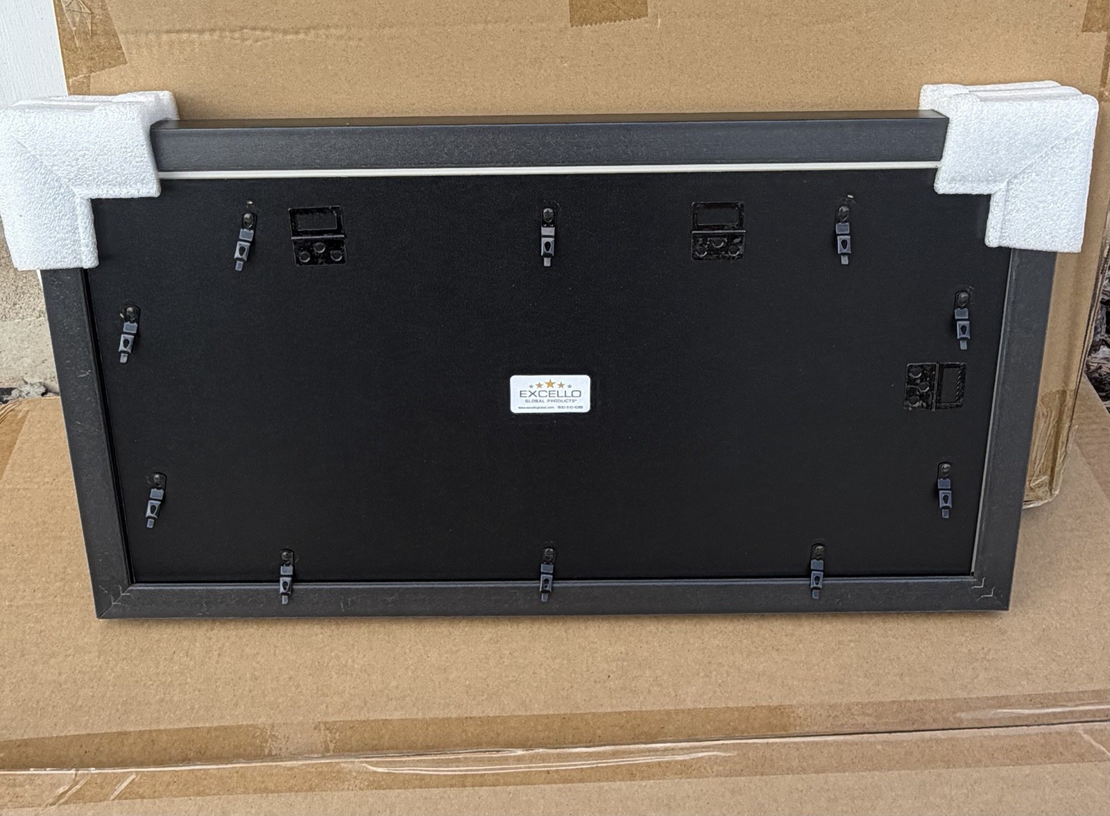 24x13 Graduation Diploma Frame Black Gold College Degree Frame w Photo Tassel