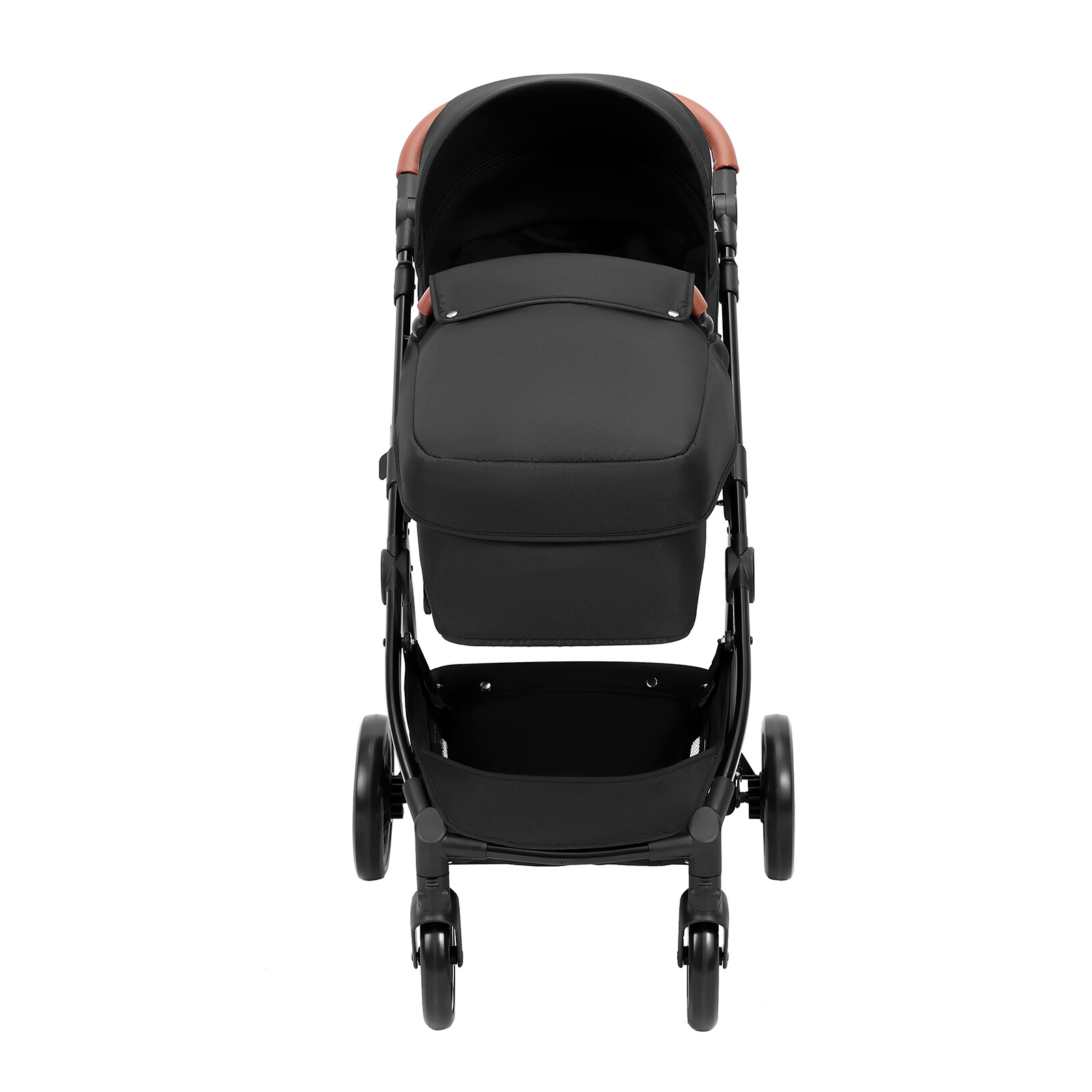 VEVOR Convertible Baby Infant Stroller Foldable Pushchair with Bassinet Black