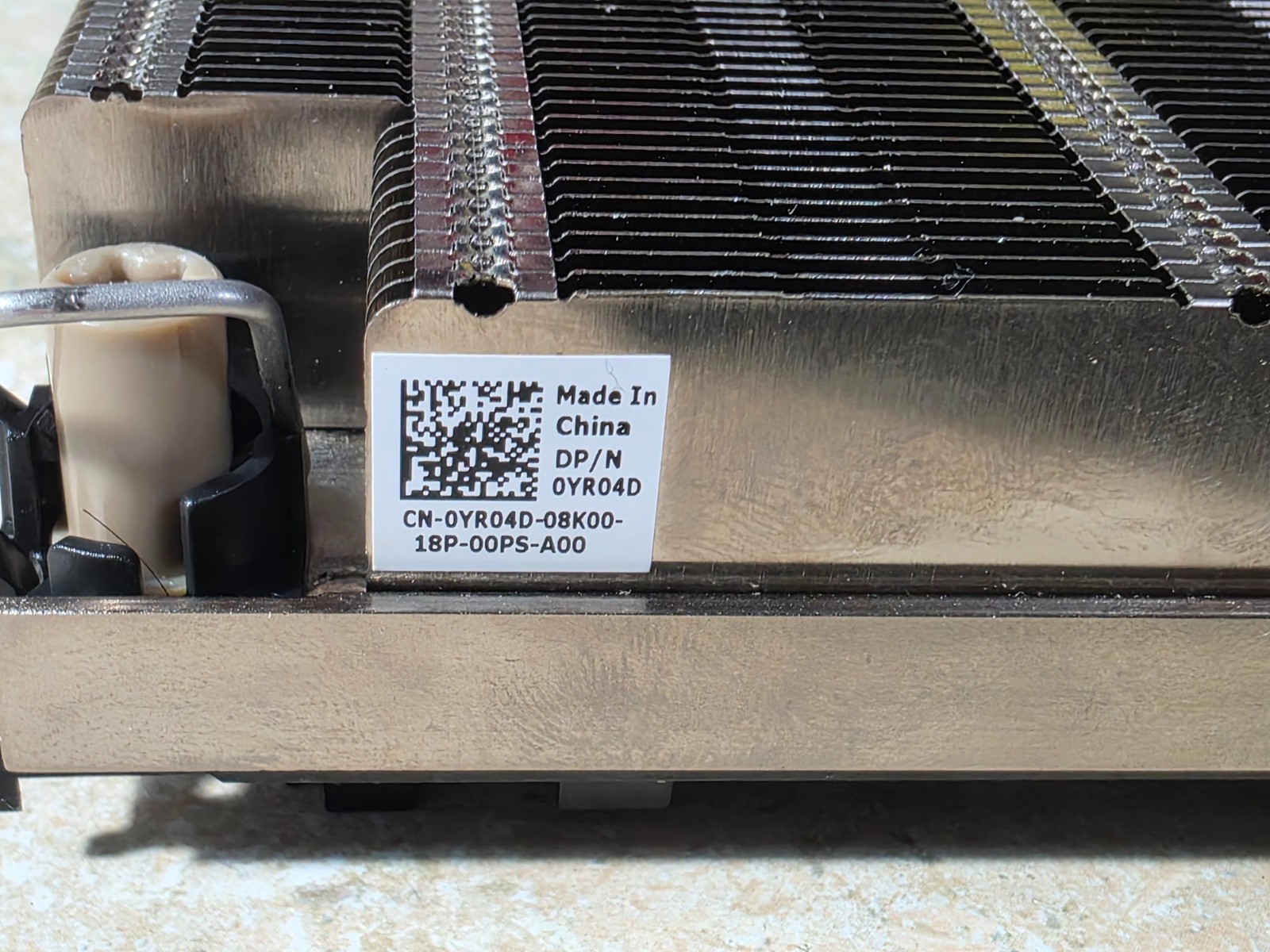 OEM DELL POWEREDGE R650 R750 HIGH PERFORMANCE HEATSINK YR04D READ READ