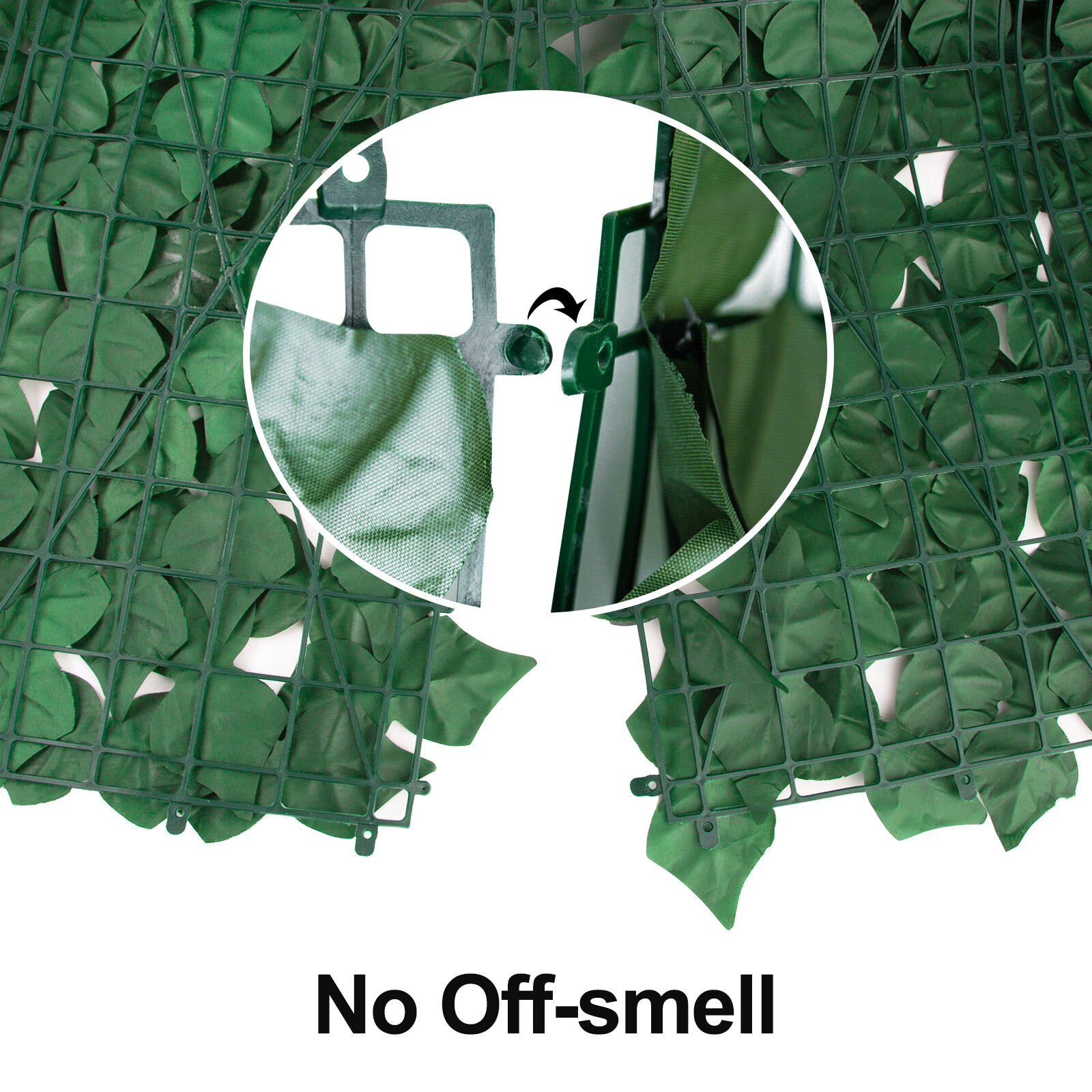 118''x39" Artificial Hedge Ivy Leaf Garden Fence Roll Privacy Screen Wall Cover