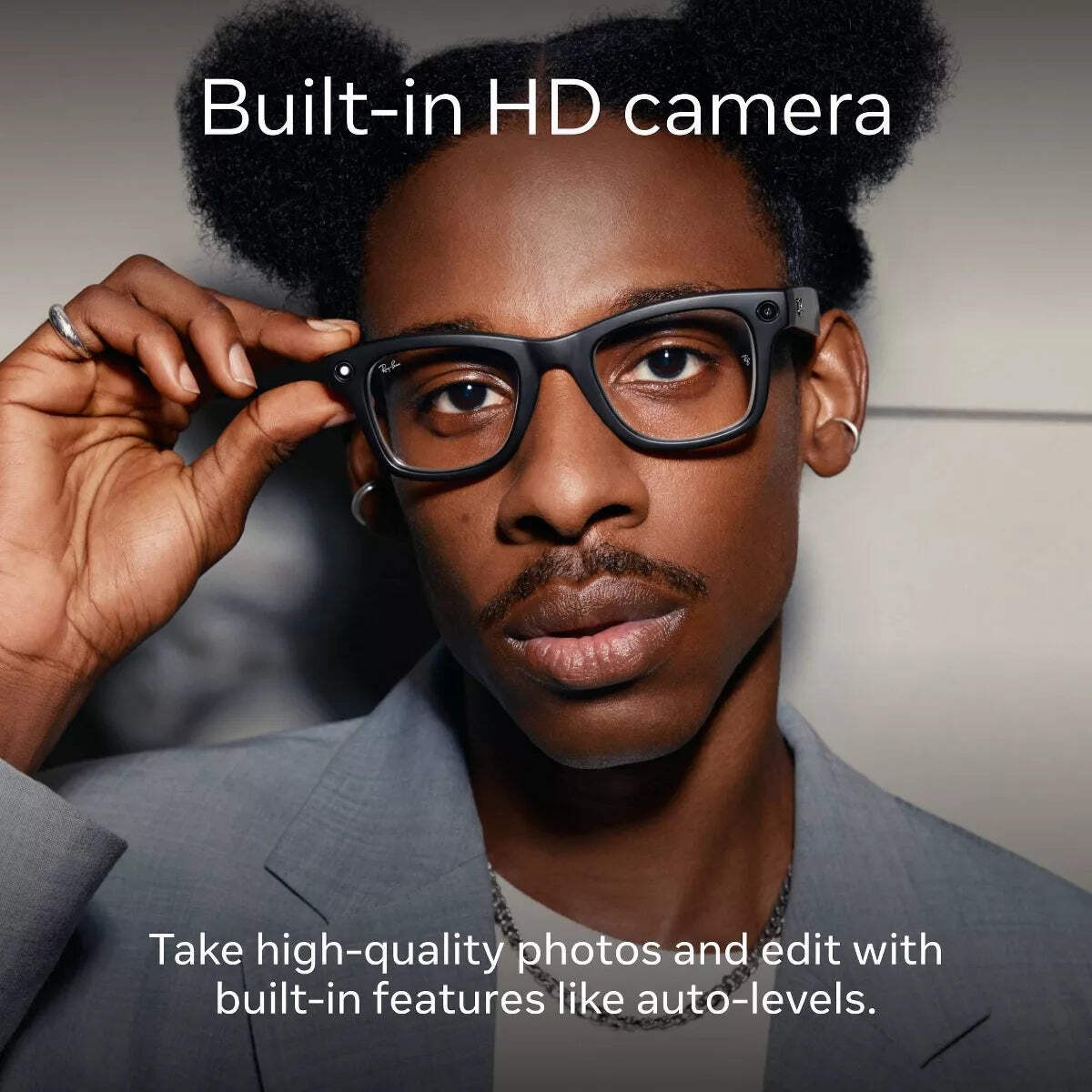 RAY-BAN HEADLINER, SHINY CARAMEL, TRANSITIONS GEN S SAPPHIRE